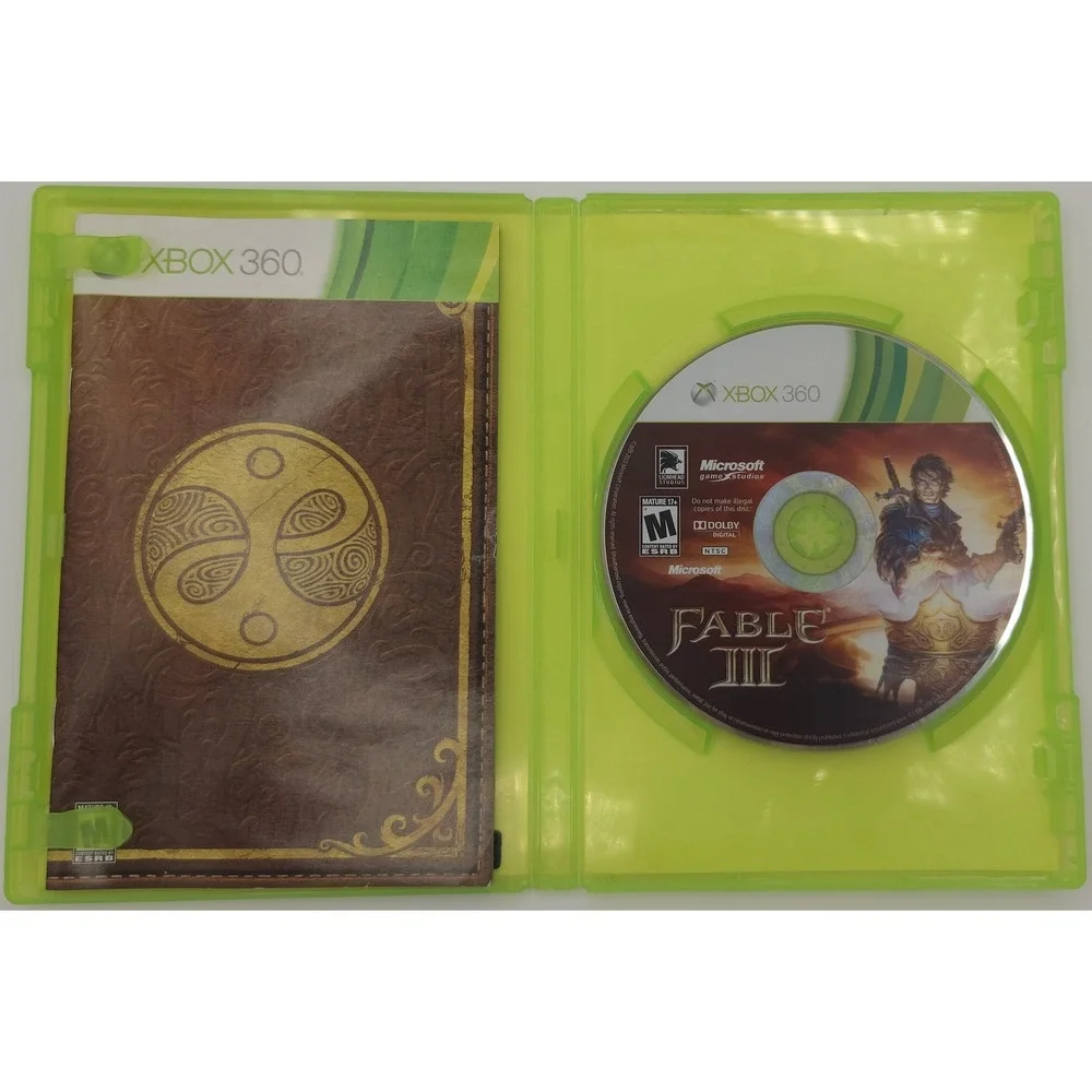Fable 3 III - Xbox 360 - CIB w/ Manual - Tested - Fast Shipping